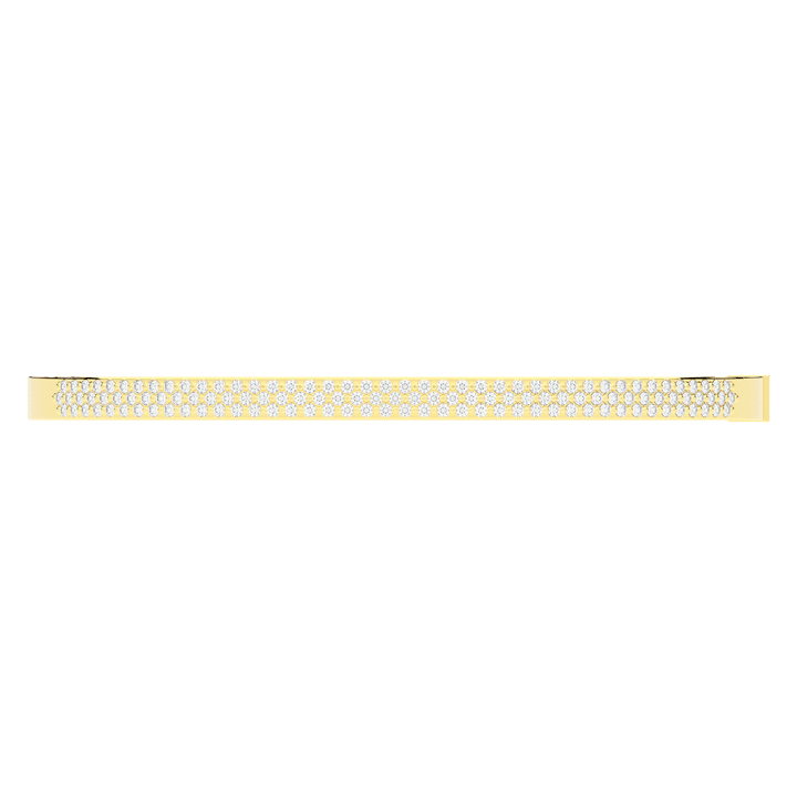 0.75CT.TW 3 ROW ROUND LAB DIAMOND  BANGLE - Nazarelle
