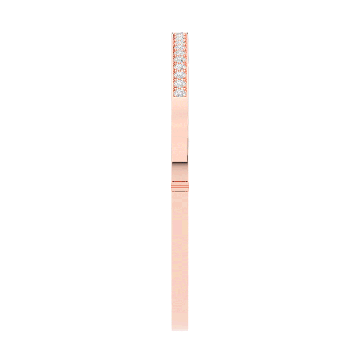 0.90CT.TW ROUND LAB DIAMOND BANGLE - Nazarelle