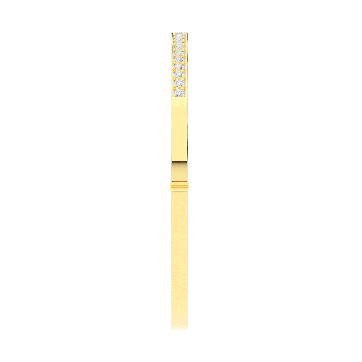 0.90CT.TW ROUND LAB DIAMOND BANGLE - Nazarelle