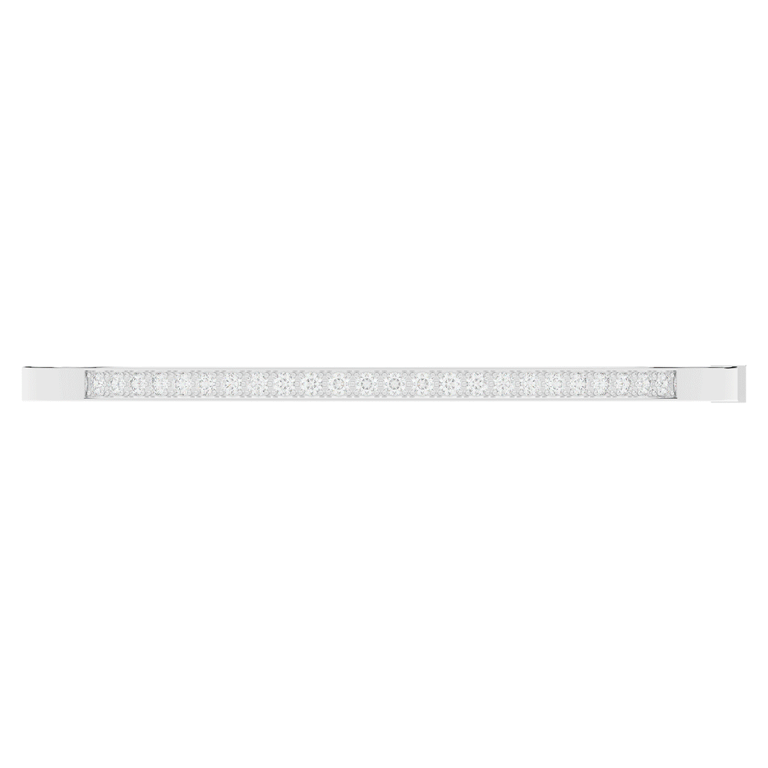 0.90CT.TW ROUND LAB DIAMOND BANGLE - Nazarelle