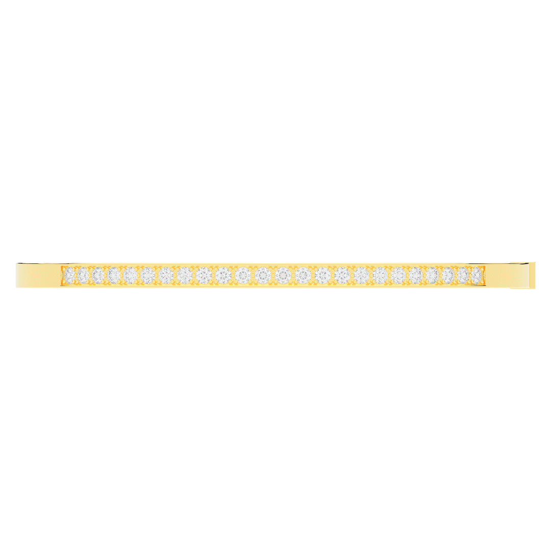 0.90CT.TW ROUND LAB DIAMOND BANGLE - Nazarelle