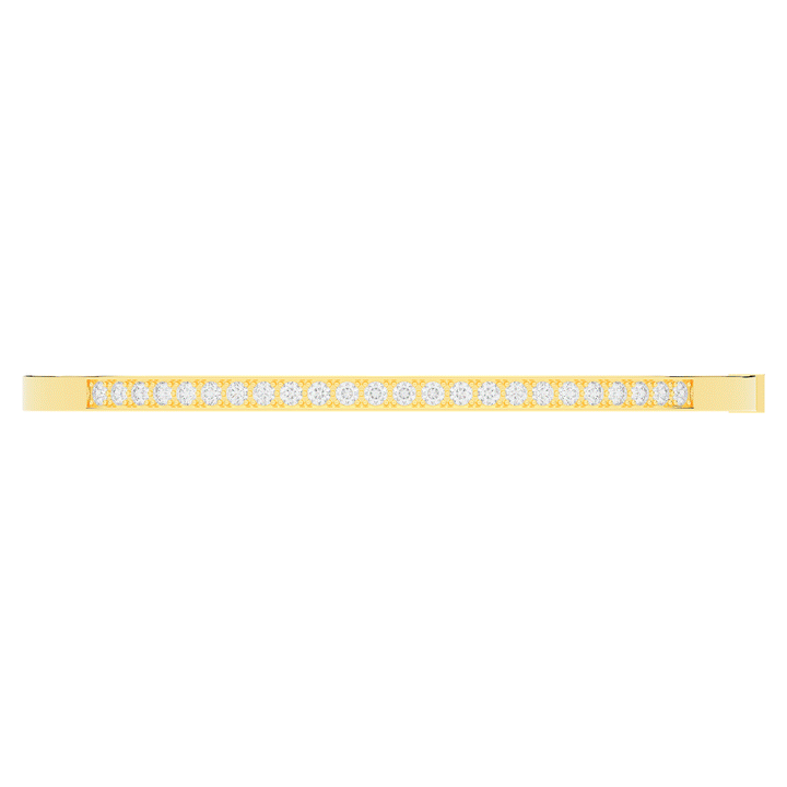 0.90CT.TW ROUND LAB DIAMOND BANGLE - Nazarelle