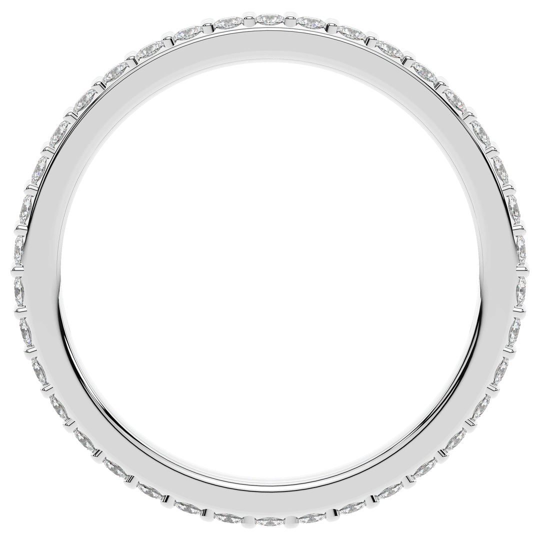 0.35CT.TW ROUND LAB DIAMOND ETERNITY WEDDING BAND - Nazarelle