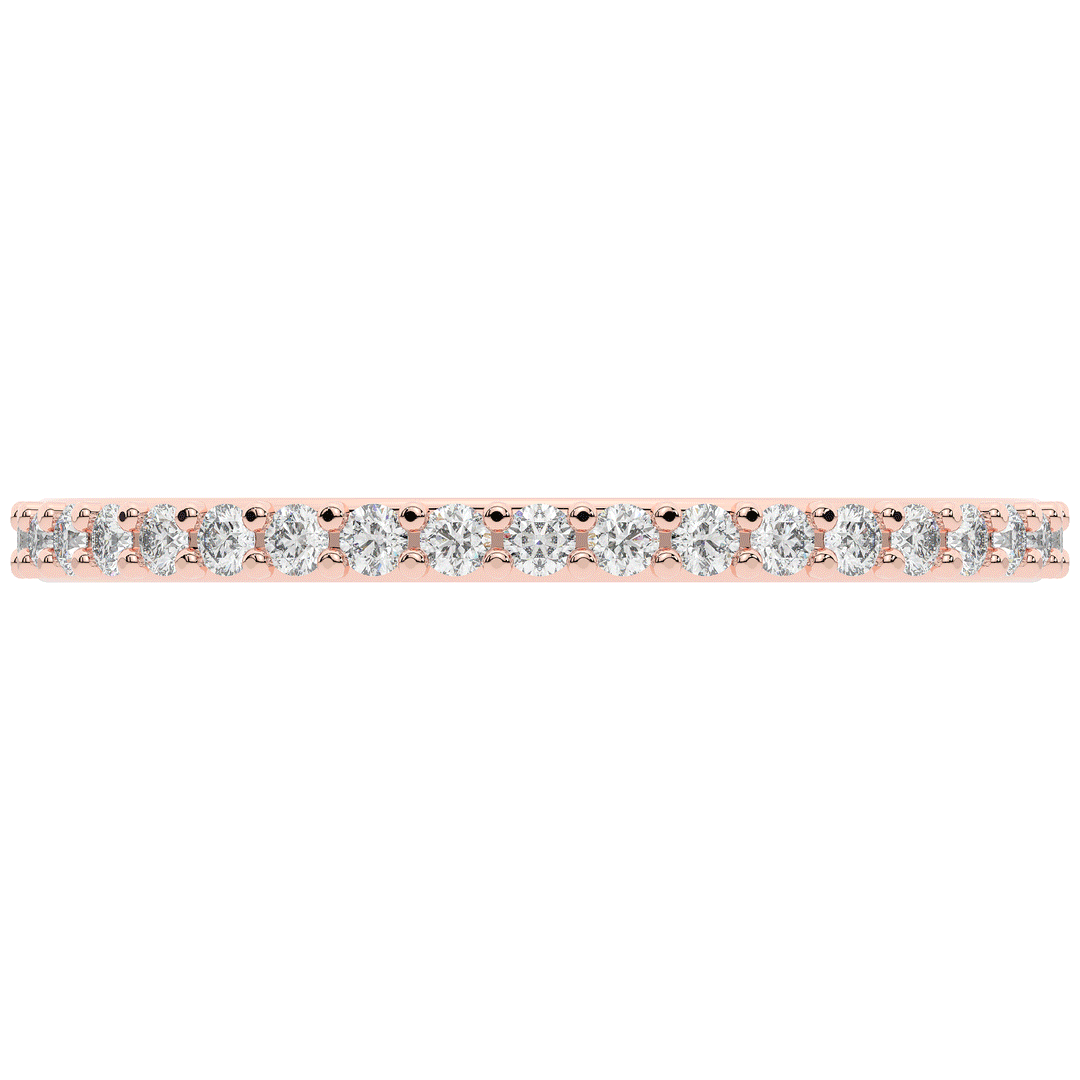 0.35CT.TW ROUND LAB DIAMOND ETERNITY WEDDING BAND - Nazarelle