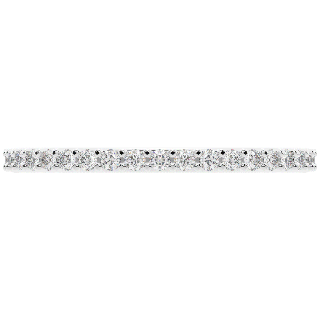 0.35CT.TW ROUND LAB DIAMOND ETERNITY WEDDING BAND - Nazarelle