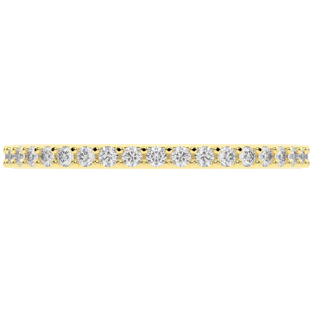 0.35CT.TW ROUND LAB DIAMOND ETERNITY WEDDING BAND - Nazarelle