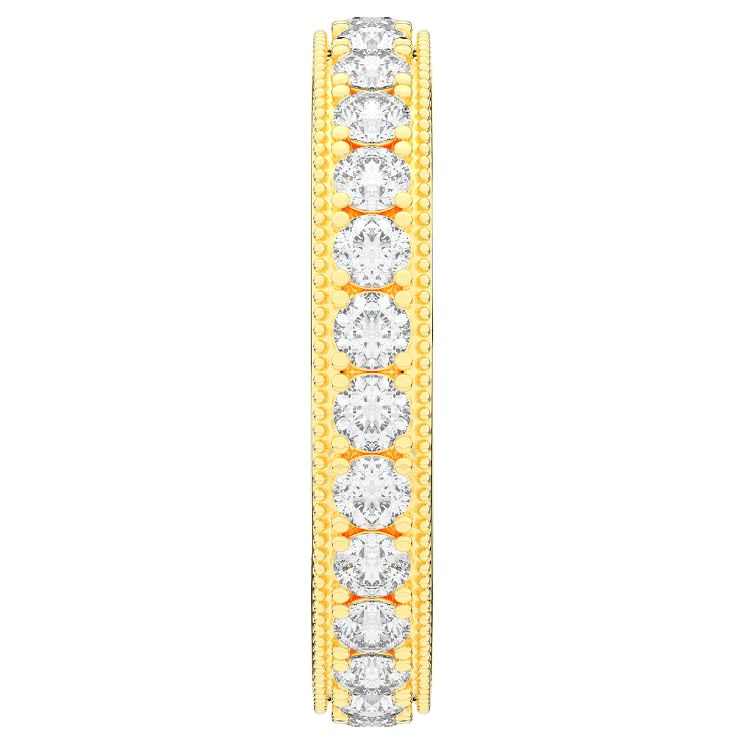 1.10CT.TW ROUND LAB DIAMOND ETERNITY WEDDING BAND - Nazarelle