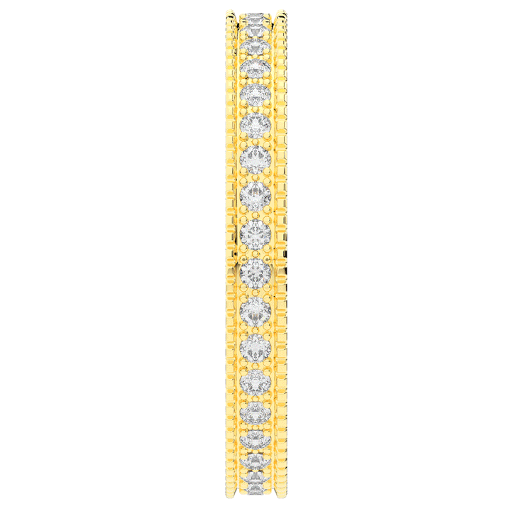 0.25CT.TW ROUND LAB DIAMOND ETERNITY WEDDING BAND - Nazarelle