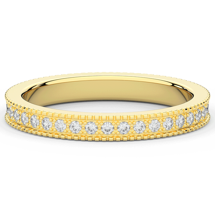 0.25CT.TW ROUND LAB DIAMOND ETERNITY WEDDING BAND - Nazarelle