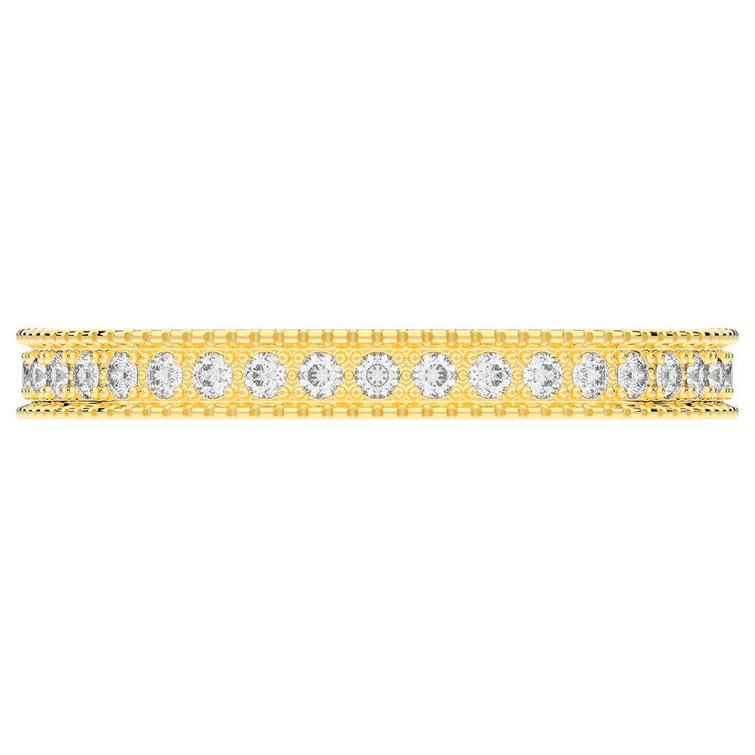 0.25CT.TW ROUND LAB DIAMOND ETERNITY WEDDING BAND - Nazarelle
