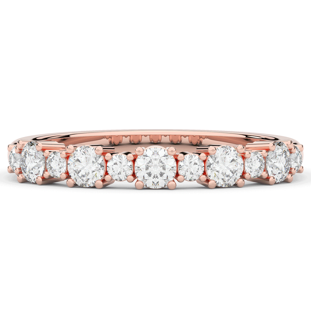 0.50CT.TW ROUND LAB DIAMOND ETERNITY WEDDING BAND - Nazarelle