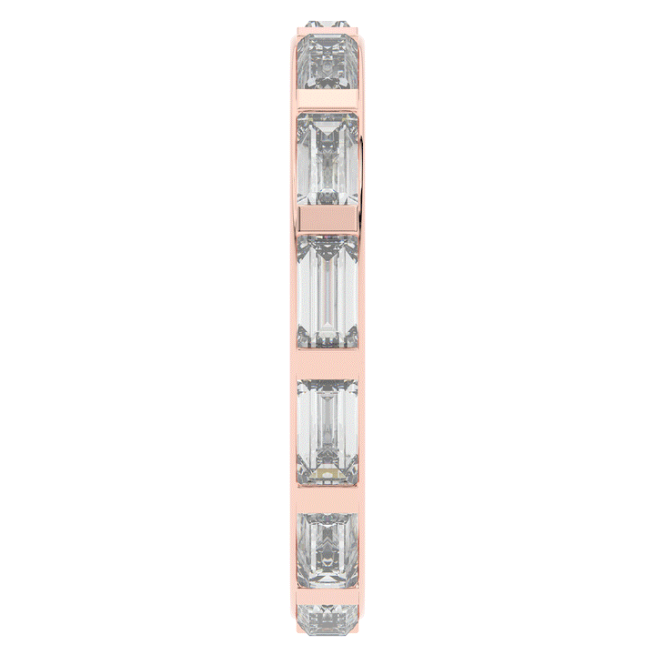 1.30CT.TW BAGUETTE LAB DIAMOND SHARED PRONG ETERNITY WEDDING BAND - Nazarelle
