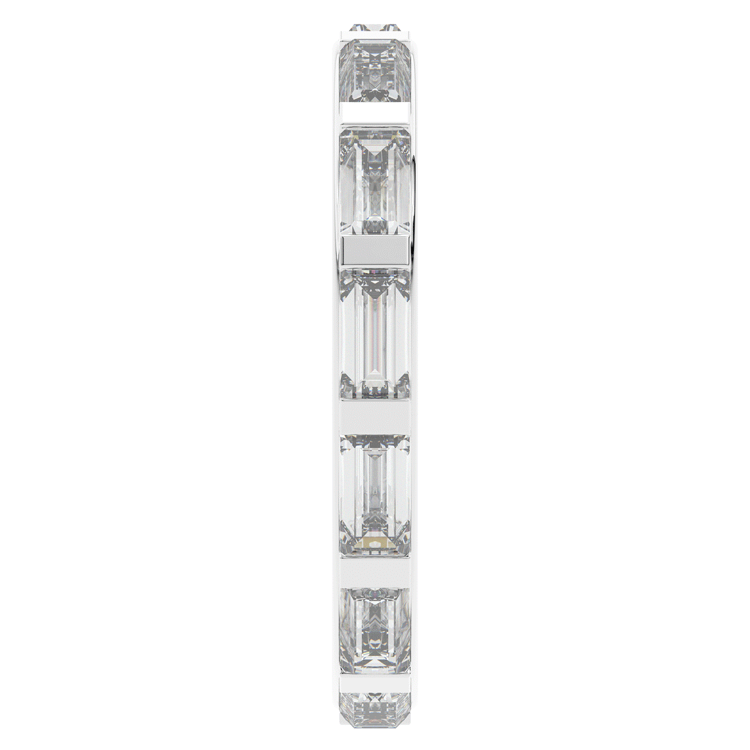 1.30CT.TW BAGUETTE LAB DIAMOND SHARED PRONG ETERNITY WEDDING BAND - Nazarelle