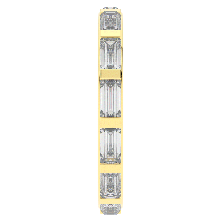 1.30CT.TW BAGUETTE LAB DIAMOND SHARED PRONG ETERNITY WEDDING BAND - Nazarelle