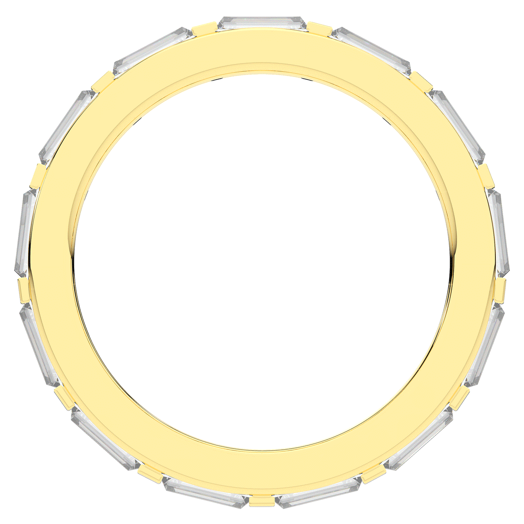 1.30CT.TW BAGUETTE LAB DIAMOND SHARED PRONG ETERNITY WEDDING BAND - Nazarelle