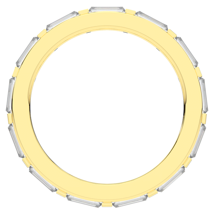 1.30CT.TW BAGUETTE LAB DIAMOND SHARED PRONG ETERNITY WEDDING BAND - Nazarelle