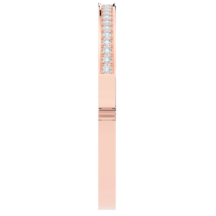 1.25CT.TW ROUND LAB DIAMOND BANGLE - Nazarelle