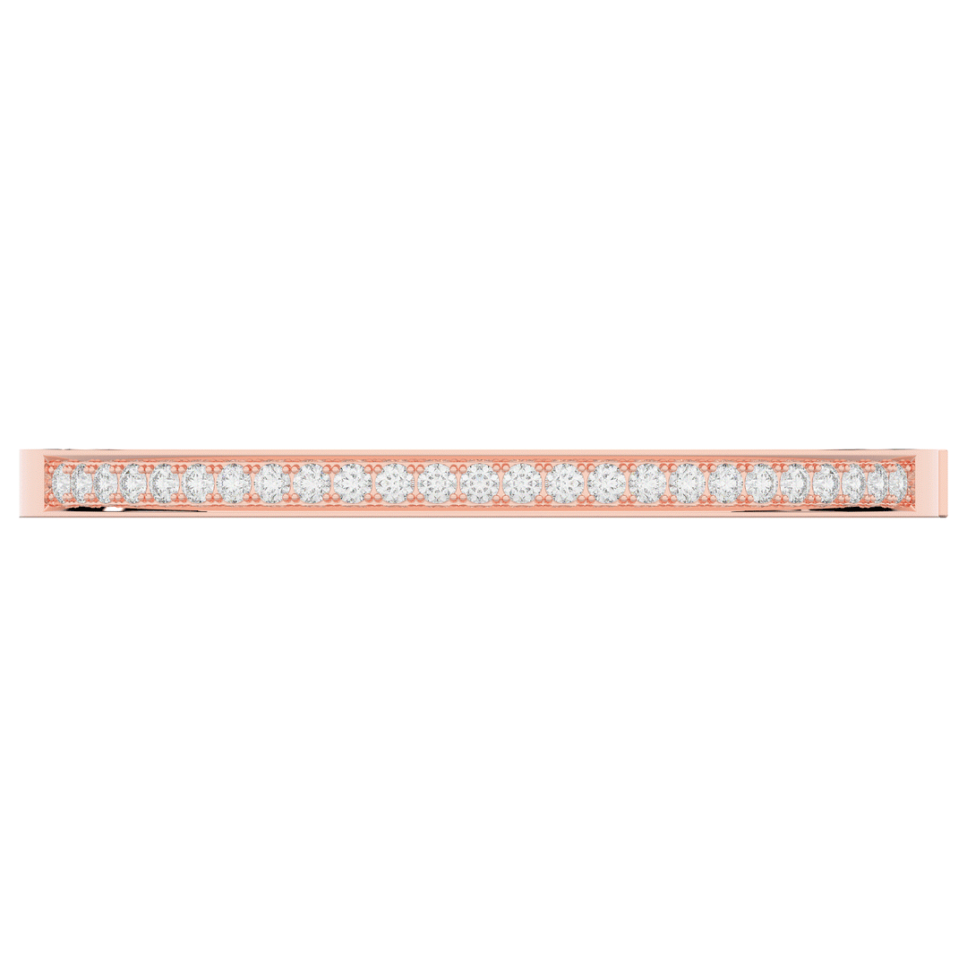 1.25CT.TW ROUND LAB DIAMOND BANGLE - Nazarelle