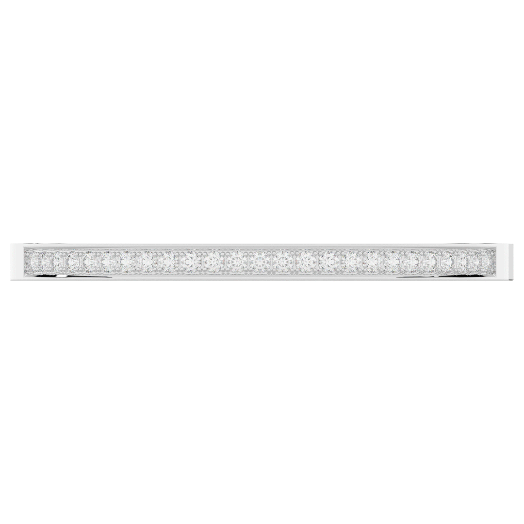 1.25CT.TW ROUND LAB DIAMOND BANGLE - Nazarelle