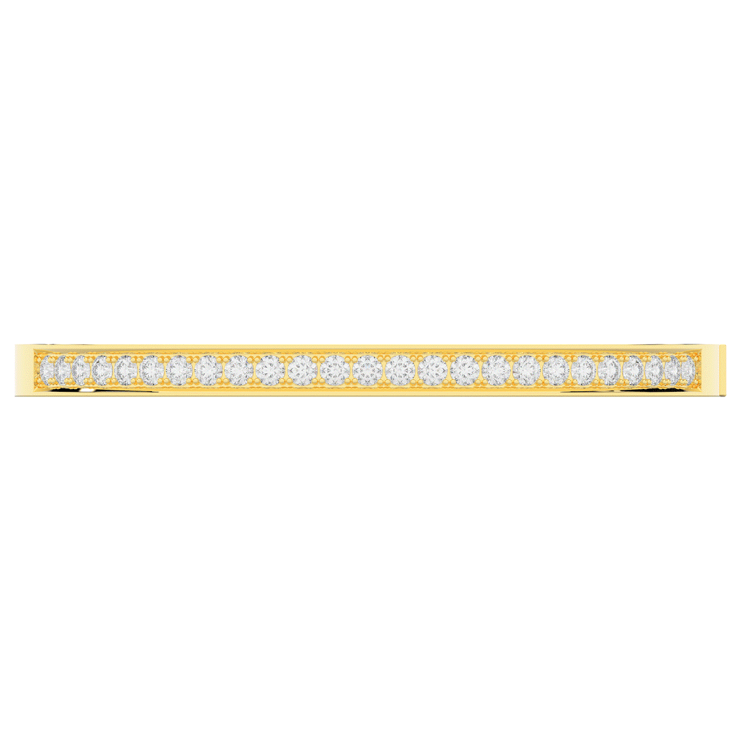 1.25CT.TW ROUND LAB DIAMOND BANGLE - Nazarelle