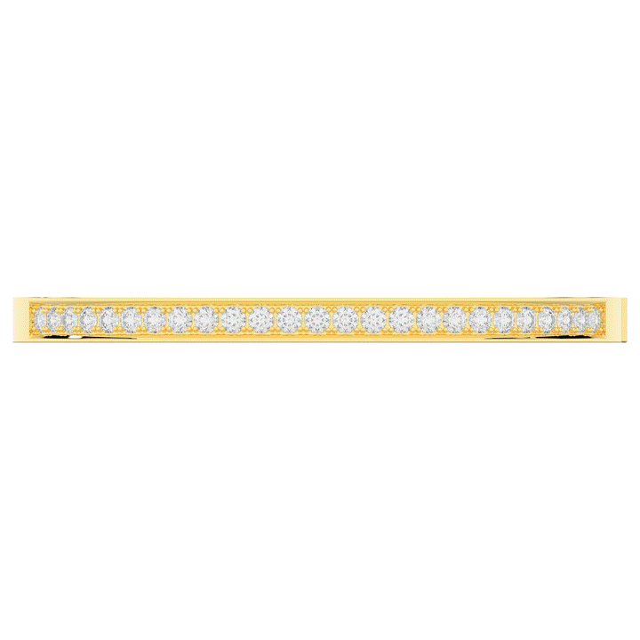 1.25CT.TW ROUND LAB DIAMOND BANGLE - Nazarelle