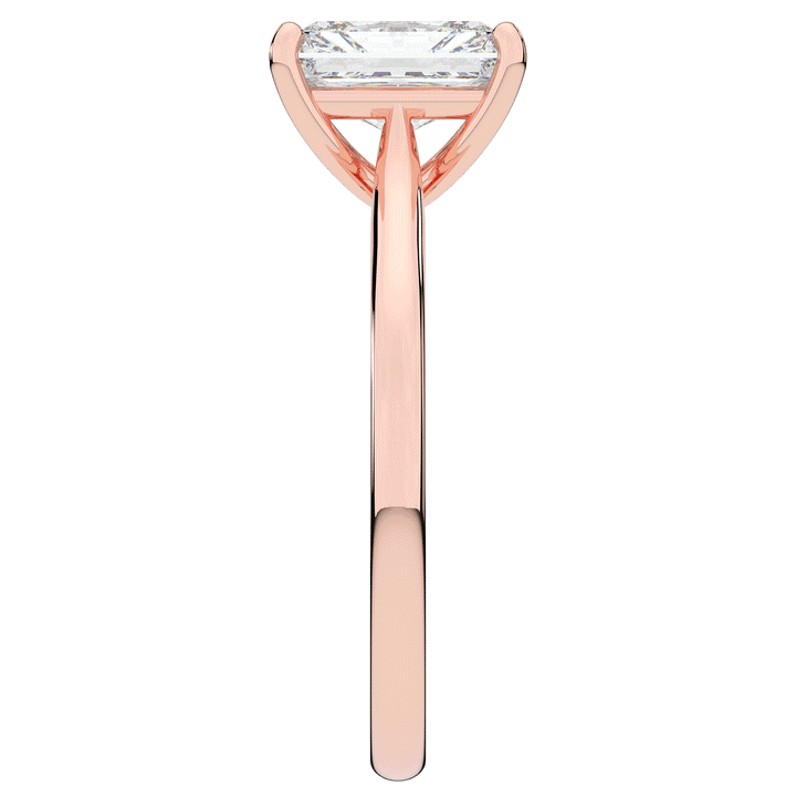 2.00CT RADIANT LAB DIAMOND SOLITAIRE ENGAGEMENT RING - Nazarelle