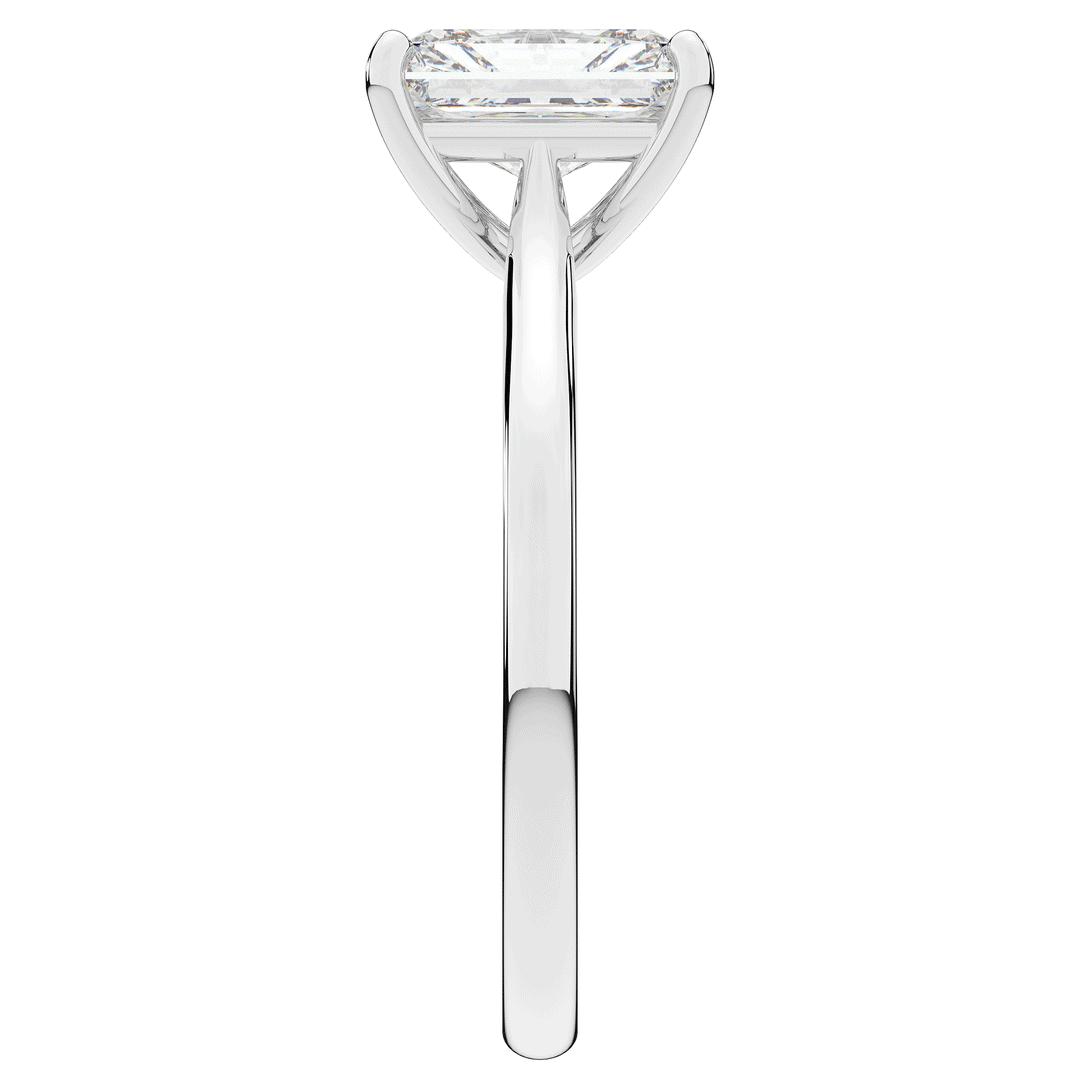 2.00CT RADIANT LAB DIAMOND SOLITAIRE ENGAGEMENT RING - Nazarelle