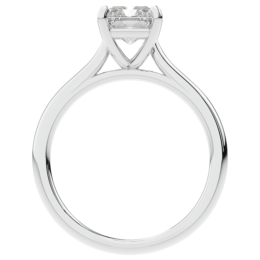 2.00CT RADIANT LAB DIAMOND SOLITAIRE ENGAGEMENT RING - Nazarelle