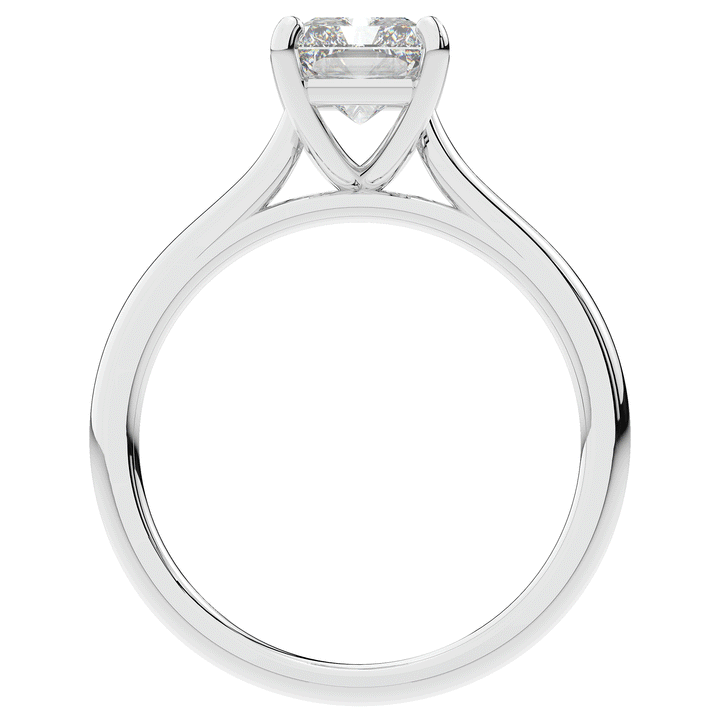 2.00CT RADIANT LAB DIAMOND SOLITAIRE ENGAGEMENT RING - Nazarelle