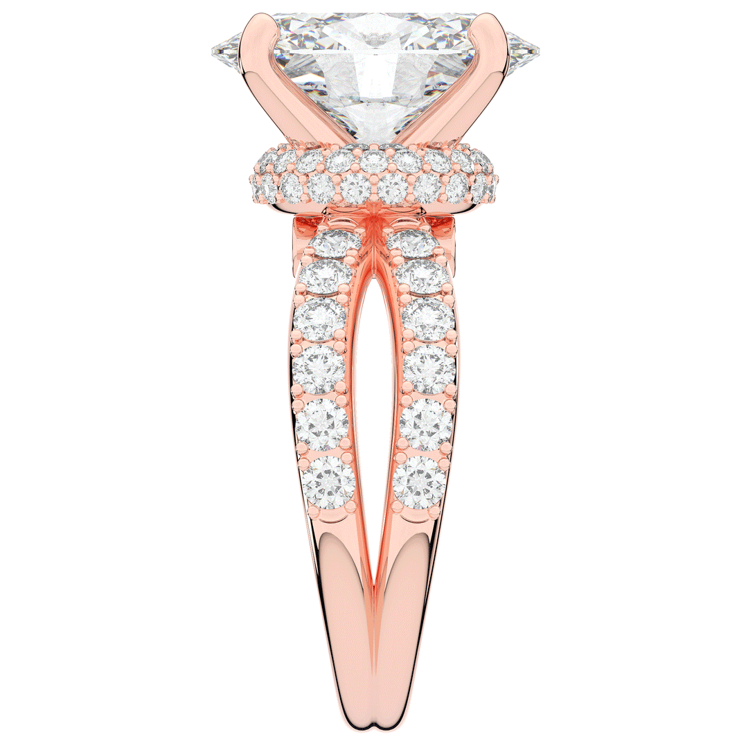 6.25CT.TW OVAL LAB DIAMOND ENGAGEMENT RING
