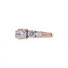 14Kt Rose Gold Certified 5 Diamond Engagement Ring