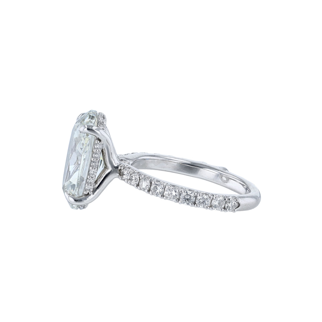 Oval Diamond Engagement Ring
