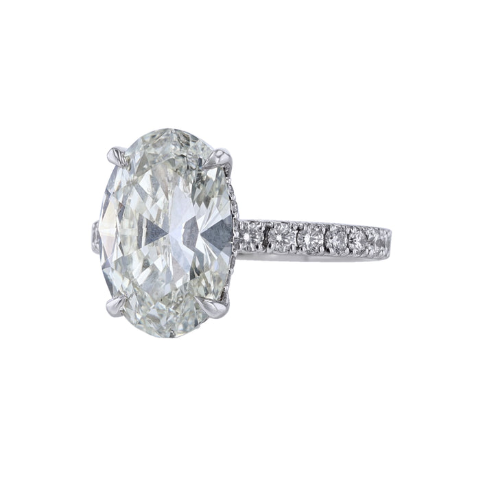 Oval Diamond Engagement Ring