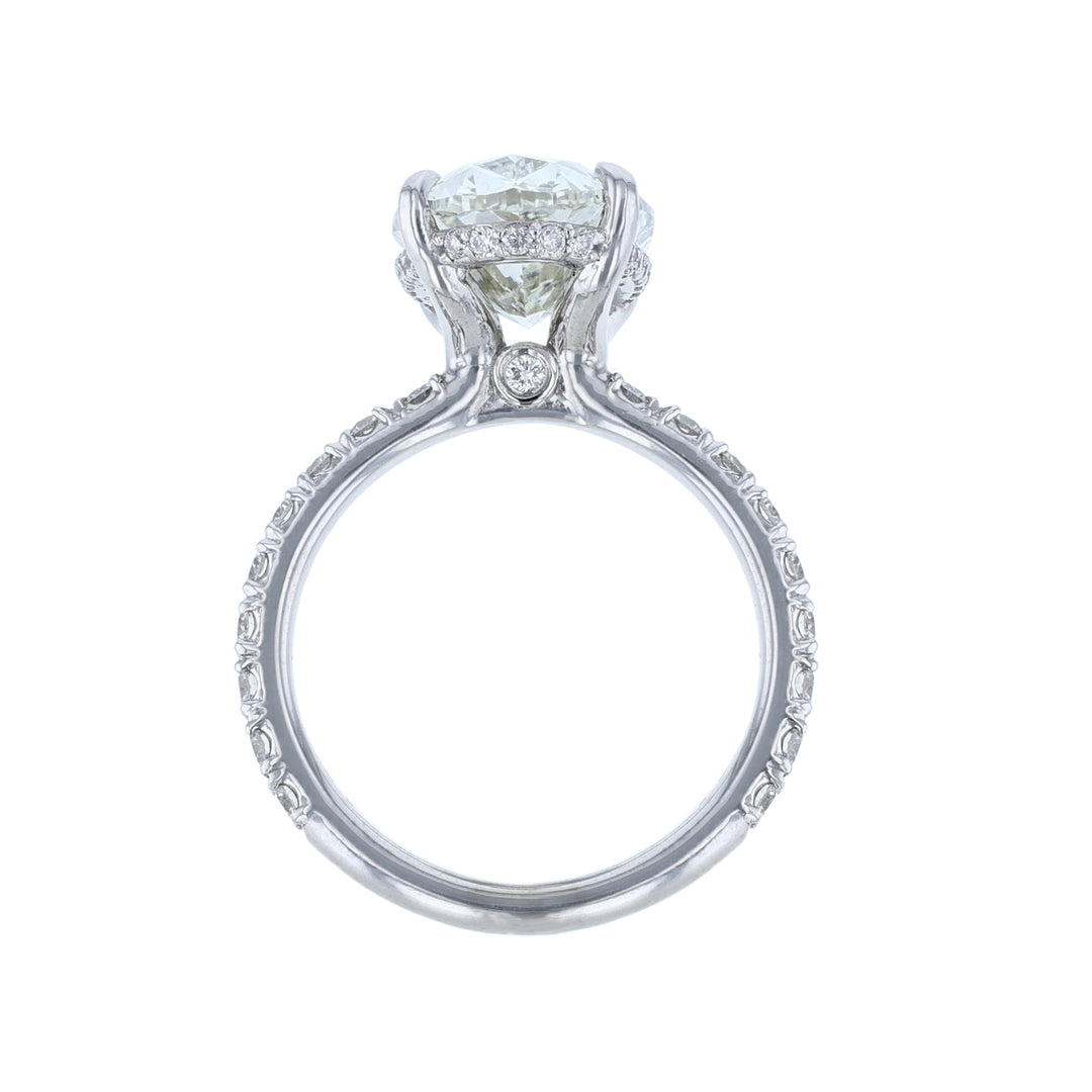 Oval Diamond Engagement Ring