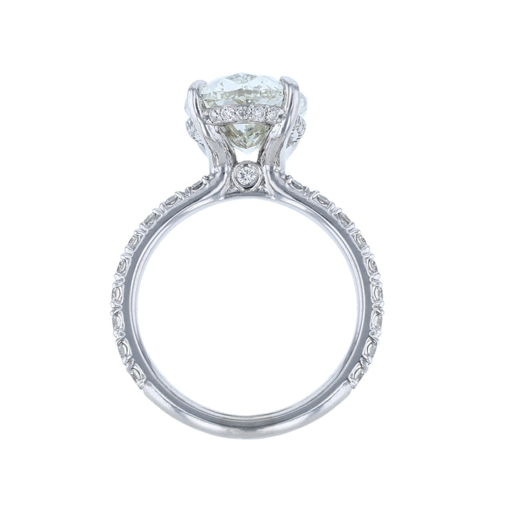 Oval Diamond Engagement Ring