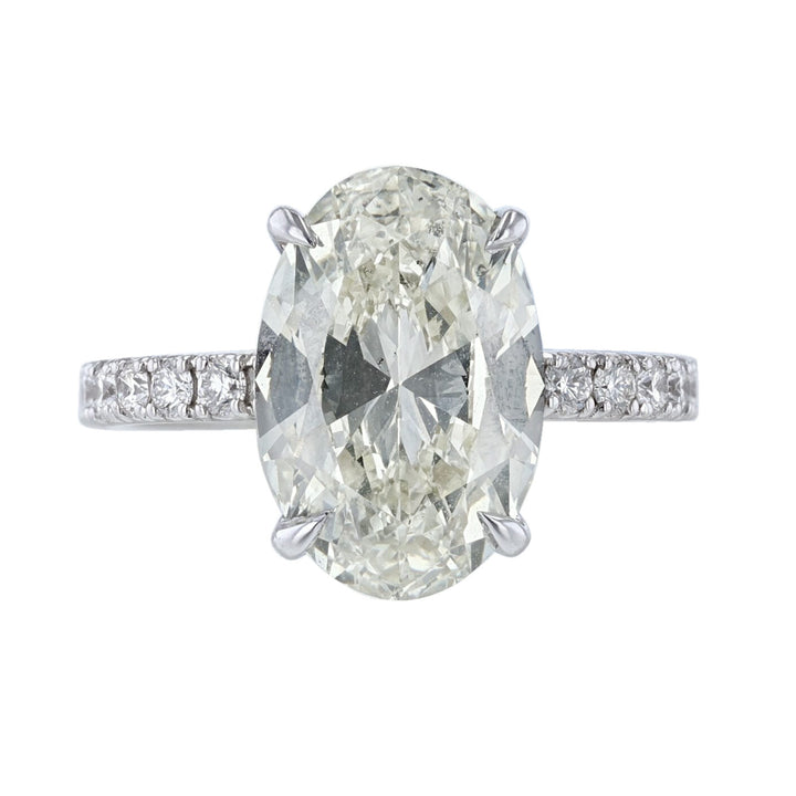 Oval Diamond Engagement Ring