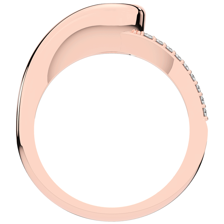 1.10CT.TW ROUND LAB DIAMOND SOLITAIRE ENGAGEMENT RING - Nazarelle