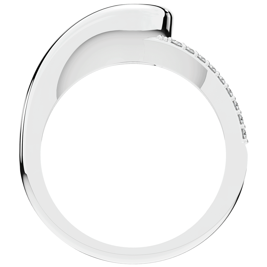 1.10CT.TW ROUND LAB DIAMOND SOLITAIRE ENGAGEMENT RING - Nazarelle