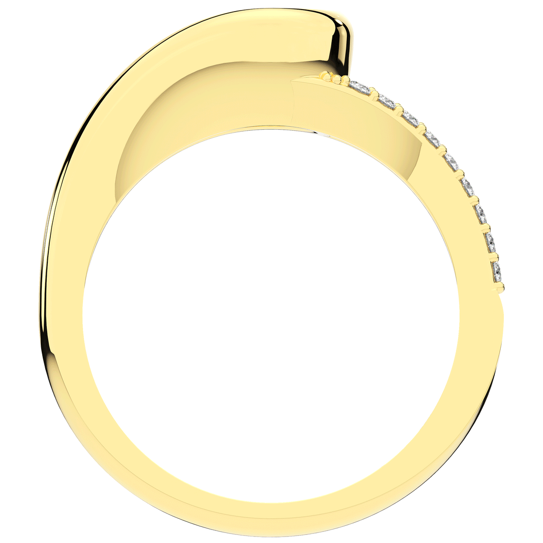 1.10CT.TW ROUND LAB DIAMOND SOLITAIRE ENGAGEMENT RING - Nazarelle