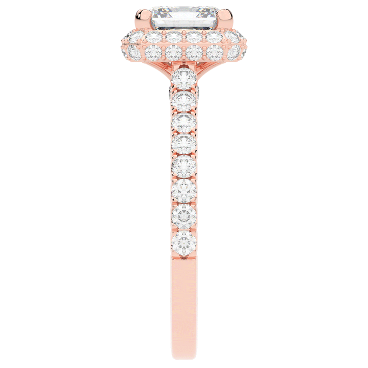 2.75CT.TW ASSCHER LAB DIAMOND HALO ENGAGEMENT RING - Nazarelle