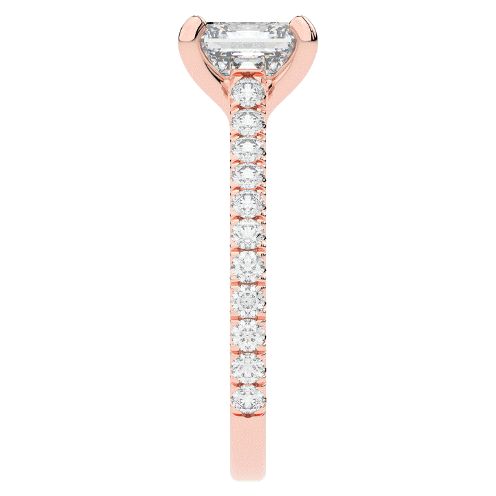 2.40CT.TW ASSCHER LAB DIAMOND ENGAGEMENT RING - Nazarelle