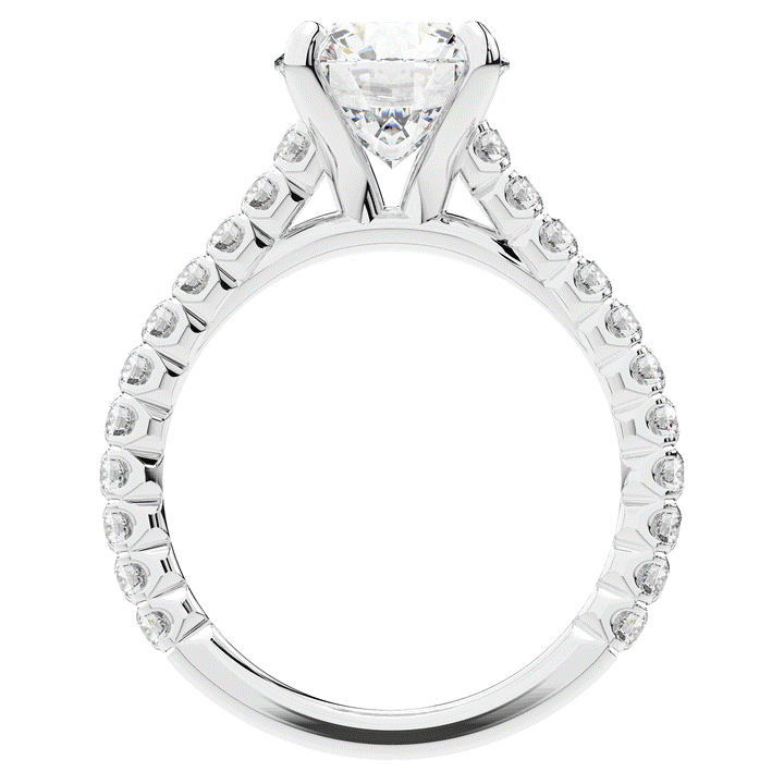 2.40CT.TW ROUND LAB DIAMOND ENGAGEMENT RING - Nazarelle