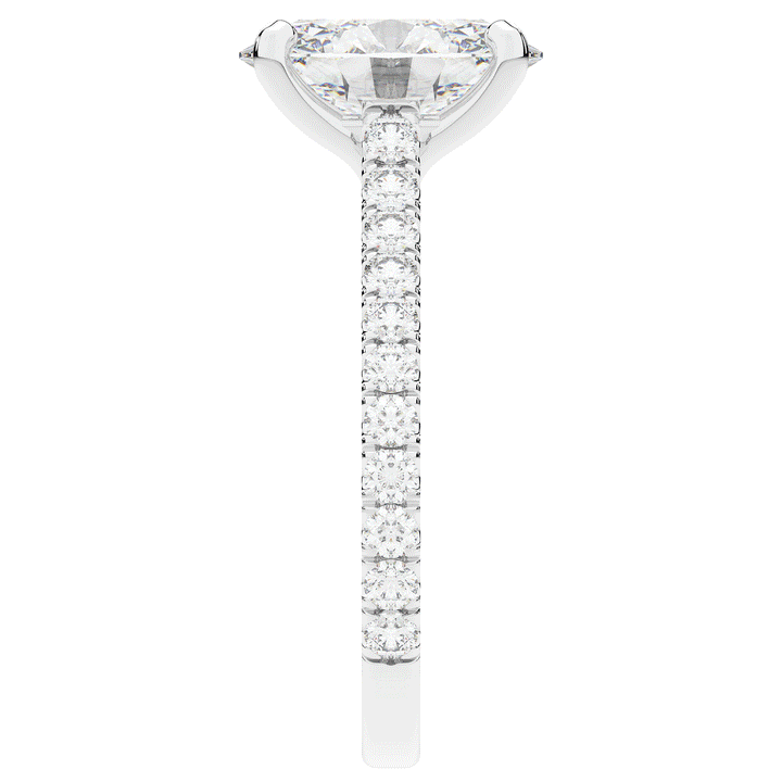 2.40CT.TW OVAL LAB DIAMOND ENGAGEMENT RING - Nazarelle