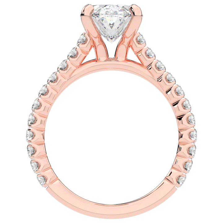 2.40CT.TW OVAL LAB DIAMOND ENGAGEMENT RING - Nazarelle