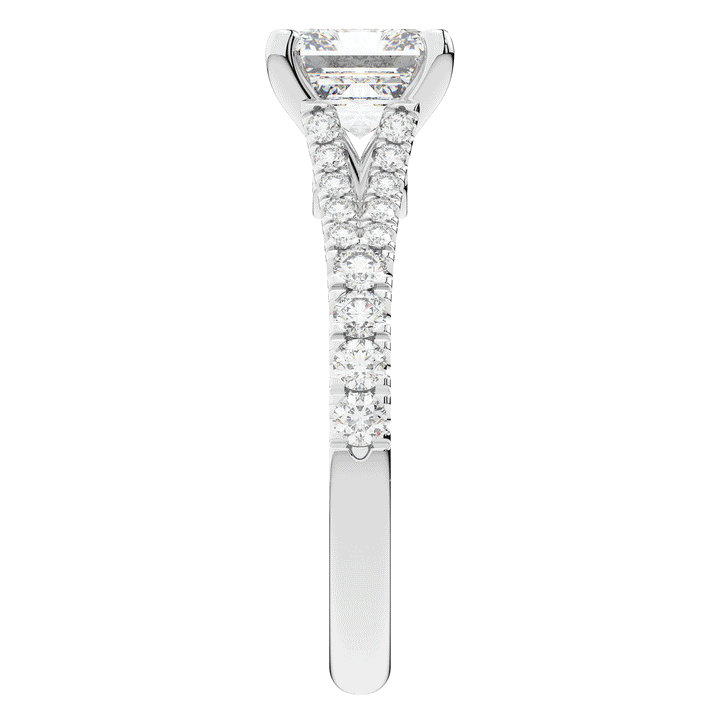 2.45CT.TW ASSCHER LAB DIAMOND ENGAGEMENT RING - Nazarelle