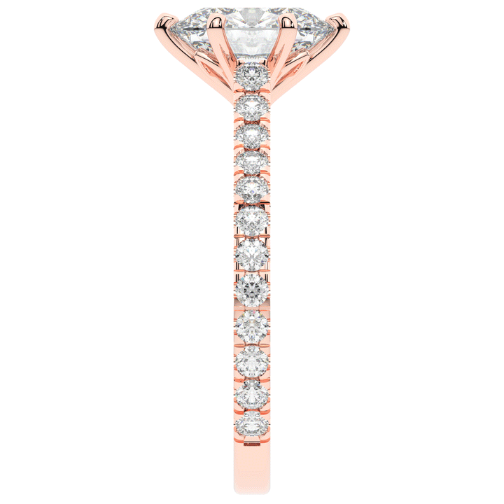 2.00CT.TW OVAL LAB DIAMOND SOLITAIRE ENGAGEMENT RING - Nazarelle