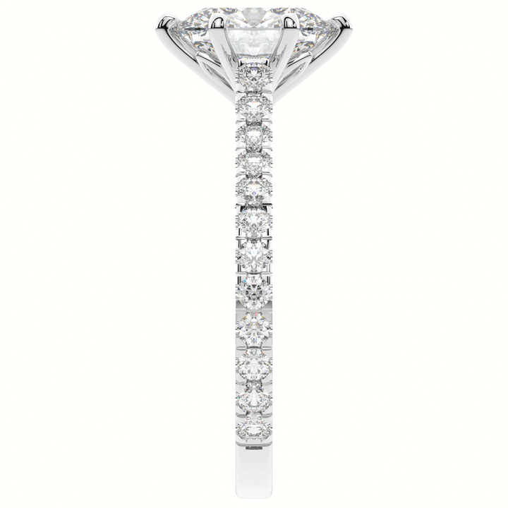 2.00CT.TW OVAL LAB DIAMOND SOLITAIRE ENGAGEMENT RING - Nazarelle
