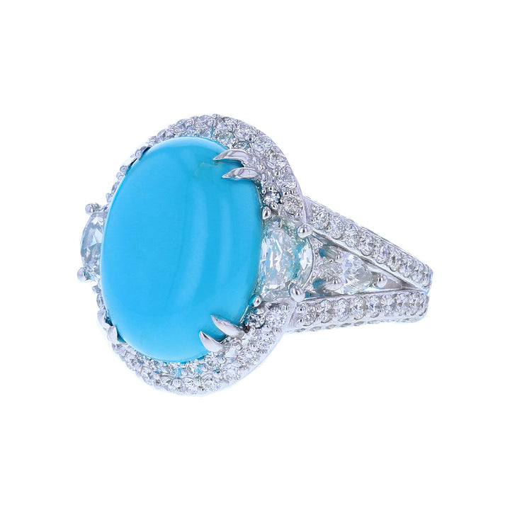 Natural Turquoise Ring NZ11115-1