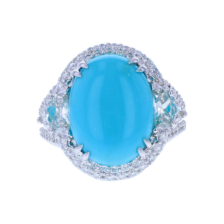 Natural Turquoise Ring NZ11115-1