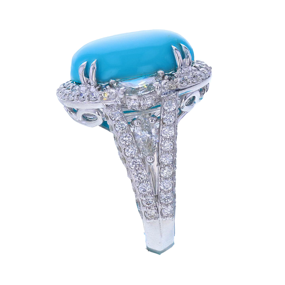 Natural Turquoise Ring NZ11115-1